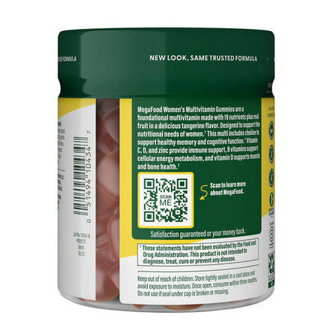 MegaFood, Women's Multi Gummies, 60 Count