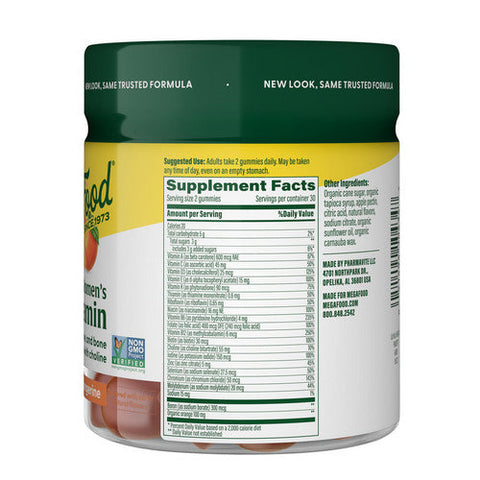MegaFood, Women's Multi Gummies, 60 Count