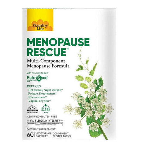 Country Life, Menopause Rescue, 60 Vegetarian Capsules, 60 Veggi Caps