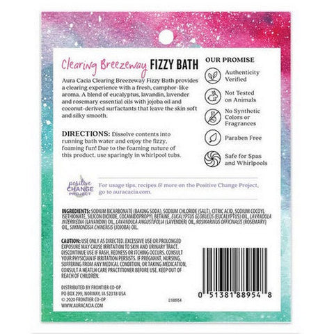 Aura Cacia, Clearing Breezeway Fizzy Bath, 2.5 Oz