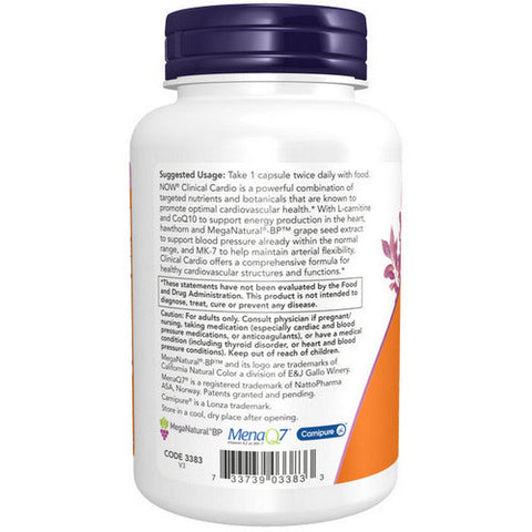 Now Foods, Clinical Cardio, 90 Veg Caps