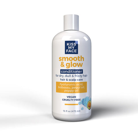 Kiss My Face, Smooth and Shine Conditioner Glow, 12 Oz