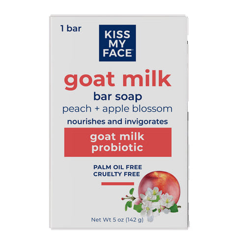 Kiss My Face, Apple Blossom Peach Soap Bar, 5 Oz