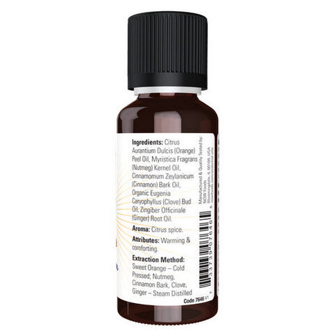 Now Foods, Spiced Cider Oil Blend, 1 Oz