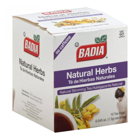 Natural Herb Tea 10 Bags (Case of 20) by Badia