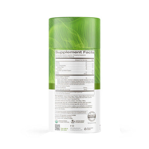 Om Mushrooms, Mushroom Matcha Latte Blend, 8.47 Oz
