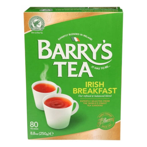 Irish Breakfast Tea 80 Count (Case of 6) by Barry's