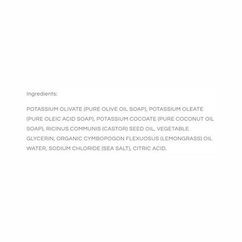 Brittaine's Thyme, Liquid Hand Soap Lemongrass, 4 Oz