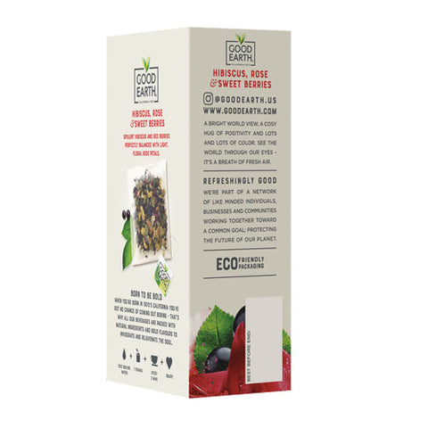 Good Earth Teas, Sensorials Sweet Berries & Rose, 15 Bags