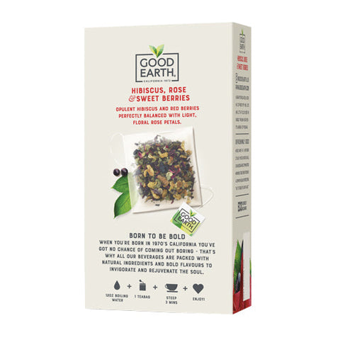 Good Earth Teas, Sensorials Sweet Berries & Rose, 15 Bags