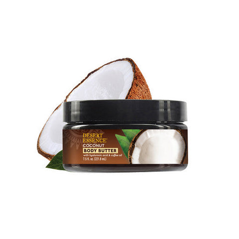 Desert Essence, Body Butter Coconut, 7.5 Oz