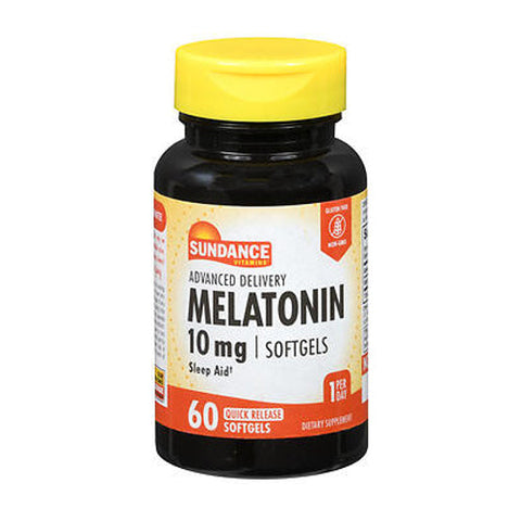 Sundance, Vitamins Advanced Delivery Melatonin Quick Release, 10 Mg, 60 Softgels