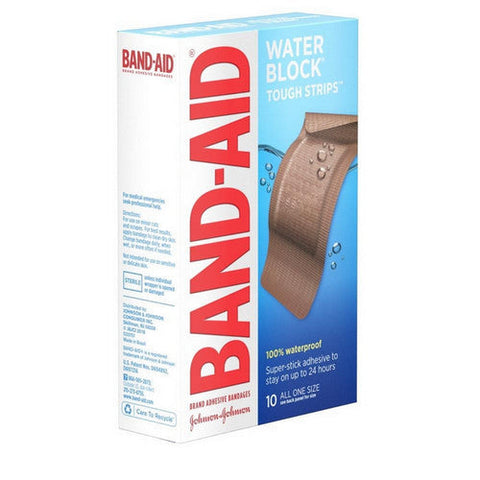 Band-Aid, Water Block Flex Knuckle & Fingertip Adhesive Bandages Assorted, 10 Count