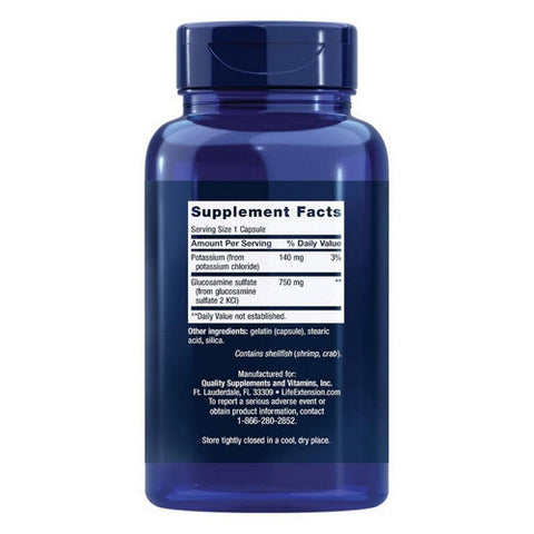 Life Extension, Glucosamine Sulfate, 60 Caps