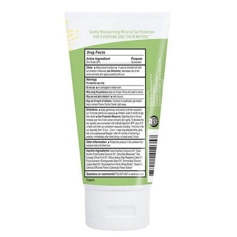 Earth Mama Angel Baby, Kids Sensitive Sunscreen SPF 40, 3 Oz