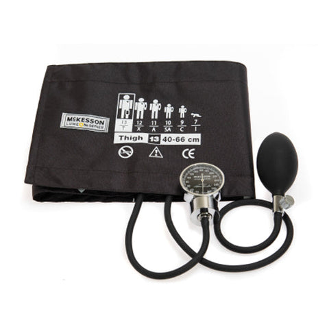 McKesson, Aneroid Sphygmomanometer Unit Thigh Cuff Nylon Cuff 40 - 66 cm 01-700-13TBRGM, Box Of 1