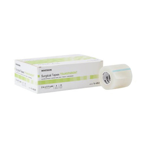McKesson, Silicone Medical Tape 2 Inch x 5-1/2 Yard Transparent, 1 Roll