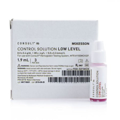 McKesson, Control Hemoglobin High Level 900-501MCK, Box Of 3