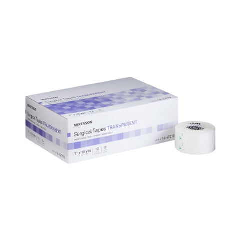 McKesson, Plastic Medical Tape 1 Inch x 10 Yard Transparent, 1 Roll