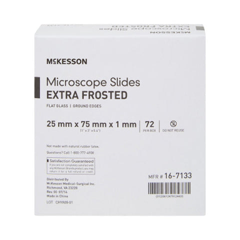 McKesson, Glass Microscope Slide 1 x 3 Inch x 1 mm, Box Of 1