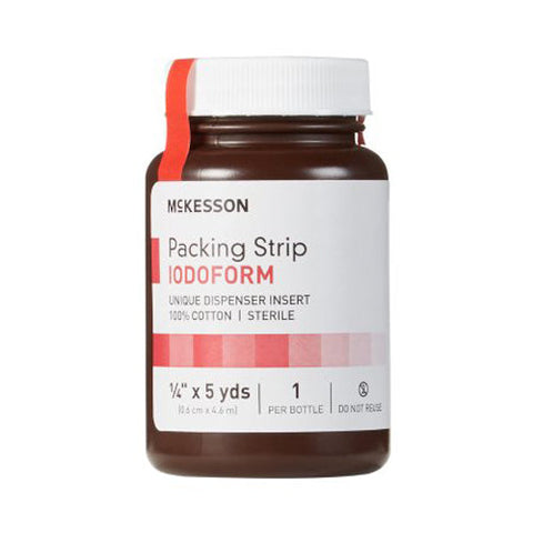 McKesson, McKesson Iodoform Wound Packing Strip �� Inch x 5 Yard, 1 Each