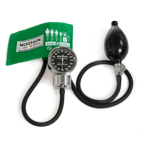 McKesson, Aneroid Sphygmomanometer Unit Pediatric Cuff Nylon Cuff 13 - 19.5 cm 01-700-9CGRGM, Box Of 1