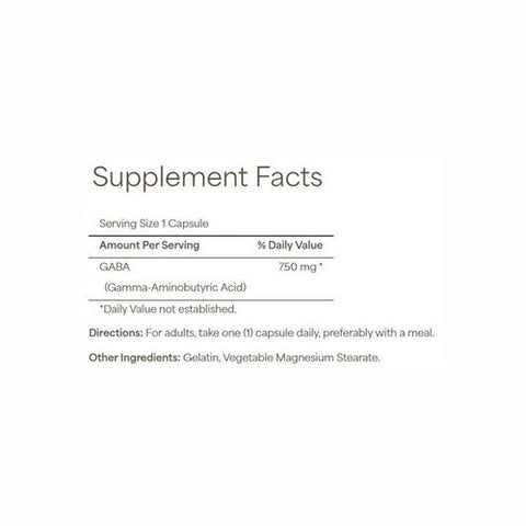 Puritan's Pride, GABA (Gamma Aminobutyric Acid), 750 mg, 90 Capsules