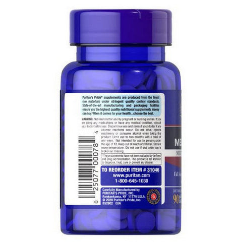 Puritan's Pride, Quick Dissolve Melatonin, 10 mg, 90 Tablets