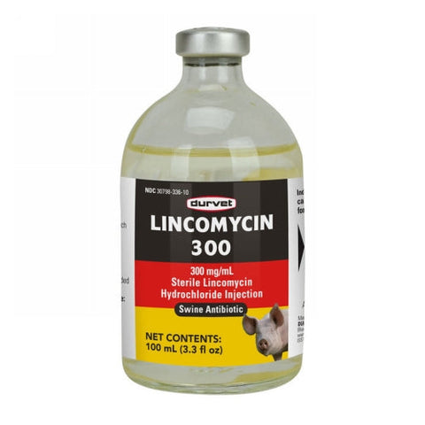 Durvet, Lincomycin 300 Swine Injectable, 100 Ml