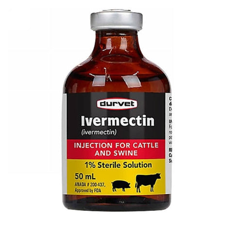 Durvet, Ivermectin Cattle and Swine Injection, 50 Ml