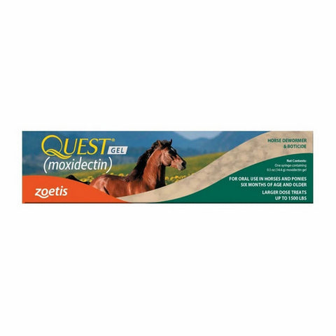 Zoetis, Quest Gel Horse Dewormer & Boticide, 1 Count