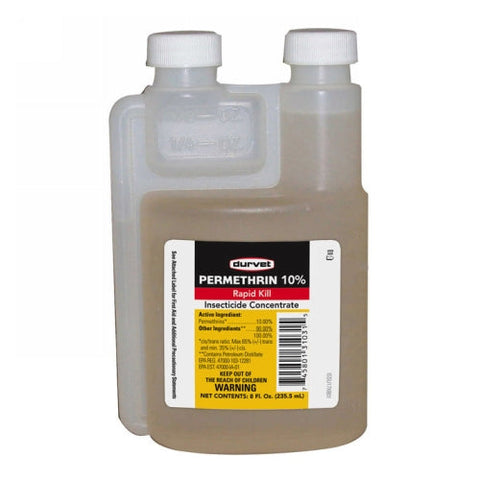 Durvet, Permethrin 10% Insecticide Concentrate, 8 Oz