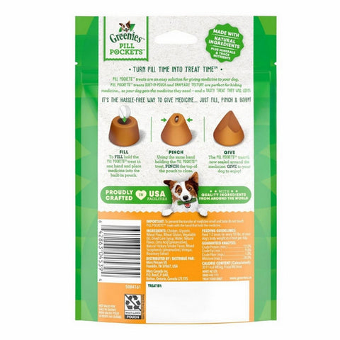 Greenies, Greenies Pill Pockets for Dogs Chicken (fits most tablets), 30 Count