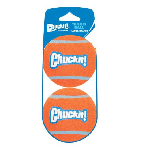 Chuckit!, Chuckit! Tennis Ball Dog Toy Large, 2 Packets