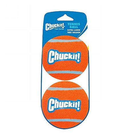 Chuckit!, Chuckit! Tennis Ball Dog Toy X-Large, 2 Packets