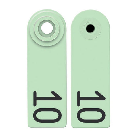 Allflex, Allflex Global Sheep & Goat Numbered Tags 1-25 Green, 1 Count