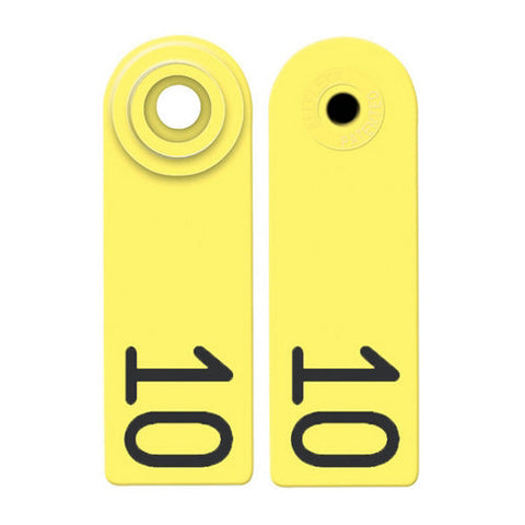 Allflex, Allflex Global Sheep & Goat Numbered Tags 1-25 Yellow, 1 Count