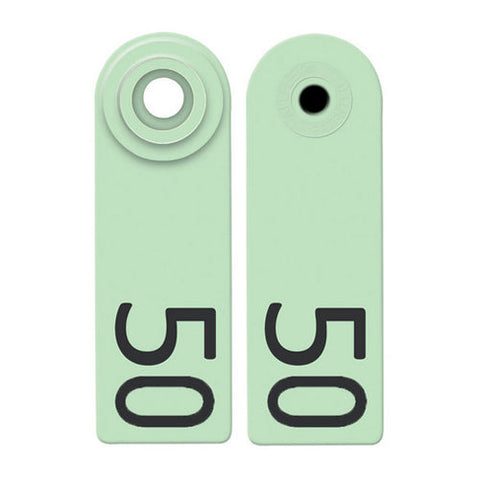 Allflex, Allflex Global Sheep & Goat Numbered Tags 26-50 Green, 1 Count