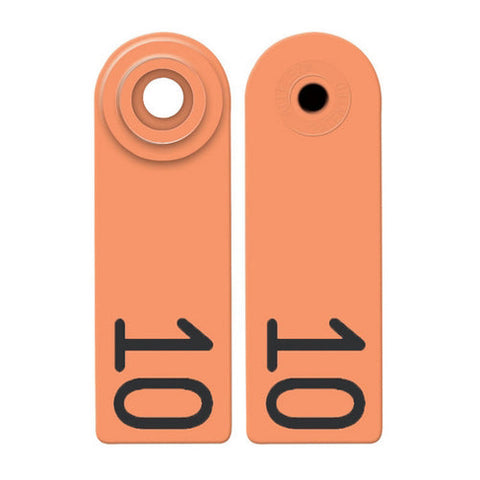 Allflex, Allflex Global Sheep & Goat Numbered Tags 1-25 Orange, 1 Count