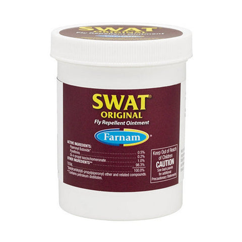 Farnam, Swat Fly Repellent Ointment for Horses and DogsOriginal (Pink), 7 Oz