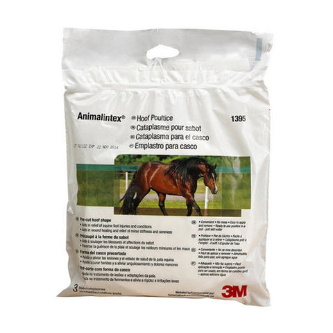 3M, Animalintex Poultice PadHoof Poultice, 3 Packets