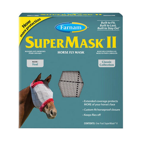 Farnam, SuperMask II Fly Mask without EarsFoal, 1 Count