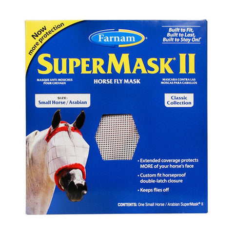 Farnam, SuperMask II Fly Mask without EarsSmall Horse/Arabian, 1 Count