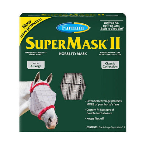 Farnam, SuperMask II Fly Mask without EarsX-Large, 1 Count