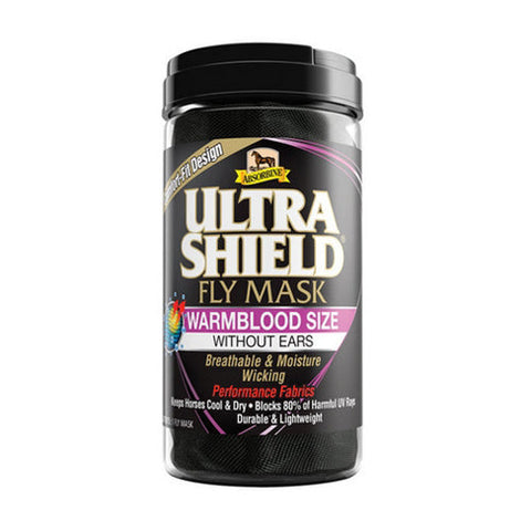 Absorbine, Ultra Shield Fly Mask without Ears Warmblood, 1 Count