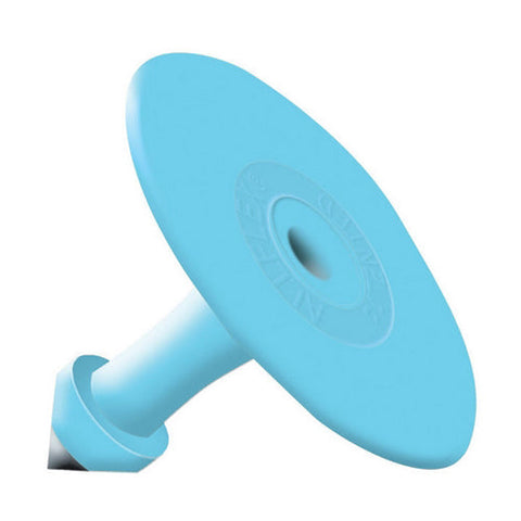 Allflex, Allflex Global Small Round Blank Male Tags Blue 25's, 1 Count