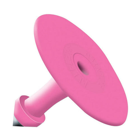 Allflex, Allflex Global Small Round Blank Male Tags Magenta 25's, 1 Count