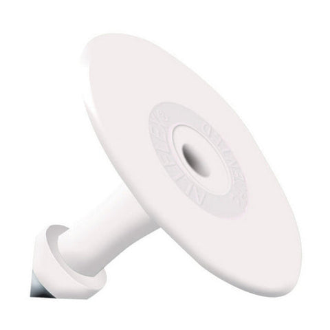 Allflex, Allflex Global Small Round Blank Male Tags White 25's, 1 Count