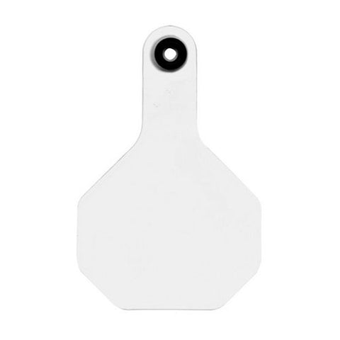 Y-Tex, Y-Tex 3-Star Medium Blank All-American Ear Tags White 25's, 1 Count