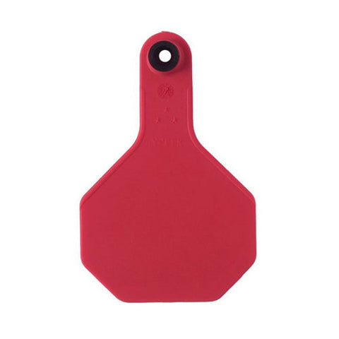 Y-Tex, Y-Tex 3-Star Medium Blank All-American Ear Tags Red 25's, 1 Count